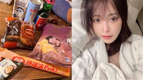 桃乃木香奈嗑台灣美食。（圖／翻攝自桃乃木香奈 IG）