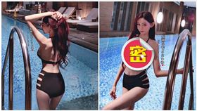 長瀨昆妮,泳裝,泳池,日文女神