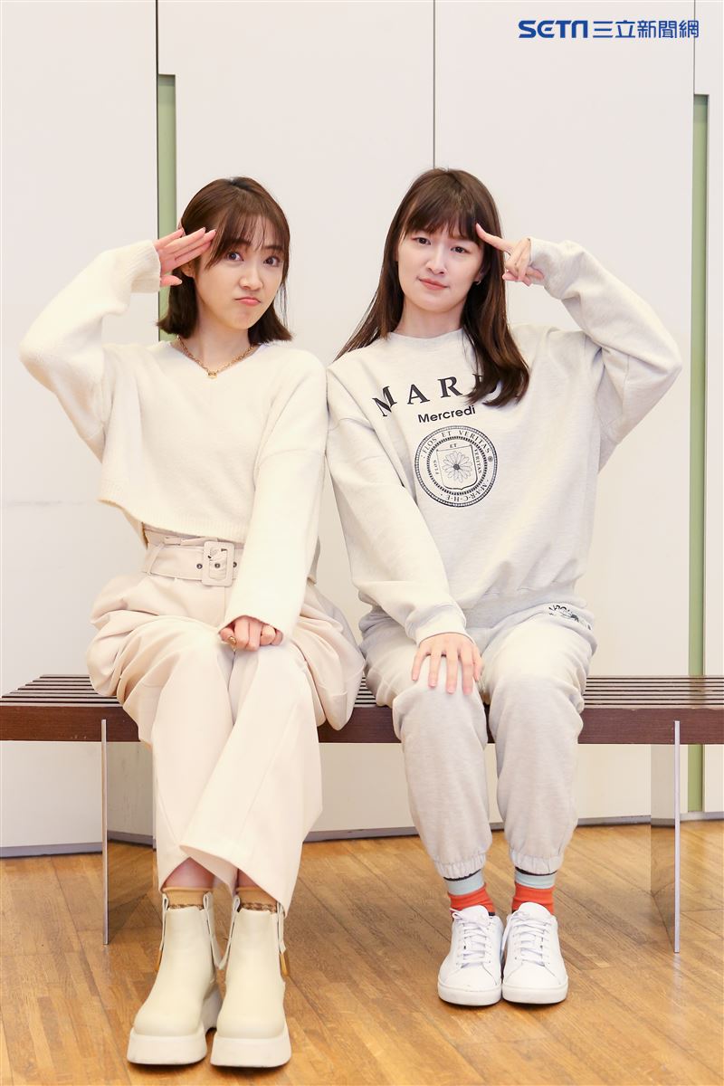 黃甄妮、李京恬三立新聞網專訪。 （圖／記者楊澍攝影）