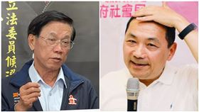 侯友宜幫林明溱輔選。（組合圖／翻攝林明溱臉書、資料照）