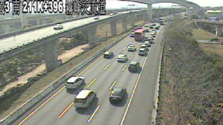 國道2路段紫爆！車速最低僅17公里