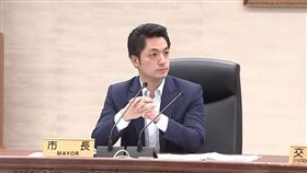 ▲蔣萬安出席交通會報。