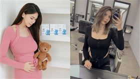 ▲蕾菈曬出自己的新髮色獲讚，卻也讓人意外孕肚怎麼消失了。（圖／翻攝自蕾菈IG）