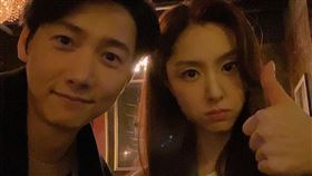 徐智慧（右）和李尚禹（左）合作。（圖／翻攝自徐智慧IG）