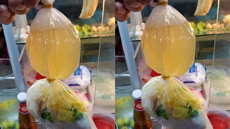 外帶湯、麵分開！老闆超奇葩1塑膠袋搞定