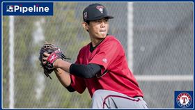 ▲黃暐傑轉戰海盜，熱身賽首度亮相無失分。（資料圖／翻攝自MLB Pipeline推特）