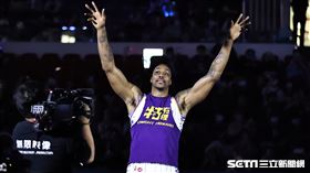 ▲T1明星賽三分球大賽參賽者，桃園永豐雲豹洋將霍華德。（圖／記者劉彥池攝影）