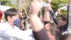 蔣萬安遭抗議民眾打斷致詞