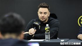 ▲新北國王主場擊敗高雄17直播鋼鐵人，總教練萊恩出席賽後記者會。（圖／記者劉彥池攝影）