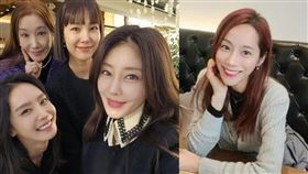 女團Jewelry在成員徐仁英婚禮上合體，卻獨缺趙敏雅。（圖／翻攝自李智賢 IG）