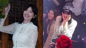 ▲郭雪芙現身台北市某夜店的情人節活動，還臨時被請上台，讓她忍不住害羞捧臉。（圖／讀者提供／CTWANT提供）