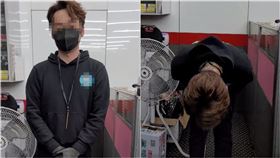 3綑輪胎怒砸回收清潔員　車行老闆被嗆爆（圖／翻攝自業者臉書）