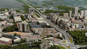 總長5.45公里的淡北道路，台北市路段2023年2月23日經台北市都市設計審議委員會第2次會議同意修正後通過，新北市政府力拚2023年決標、2024年開工的目標。(圖/新北市政府)