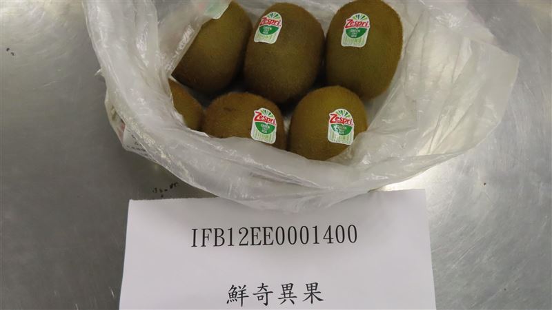 「ZESPRI」奇異果農藥違規逾2萬公斤退運
