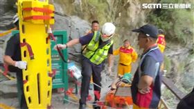 老翁,溫泉,花蓮,文山溫泉,太魯閣,溺水（圖／翻攝畫面）