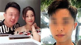  蔡天鳳前夫跟現任丈夫。（圖／翻攝自微博）