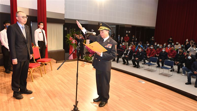 新北消防局長就職！李清安：守護市民安全