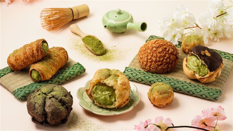限定期間快吃！抹茶泡芙、凍乾草莓霜淇淋