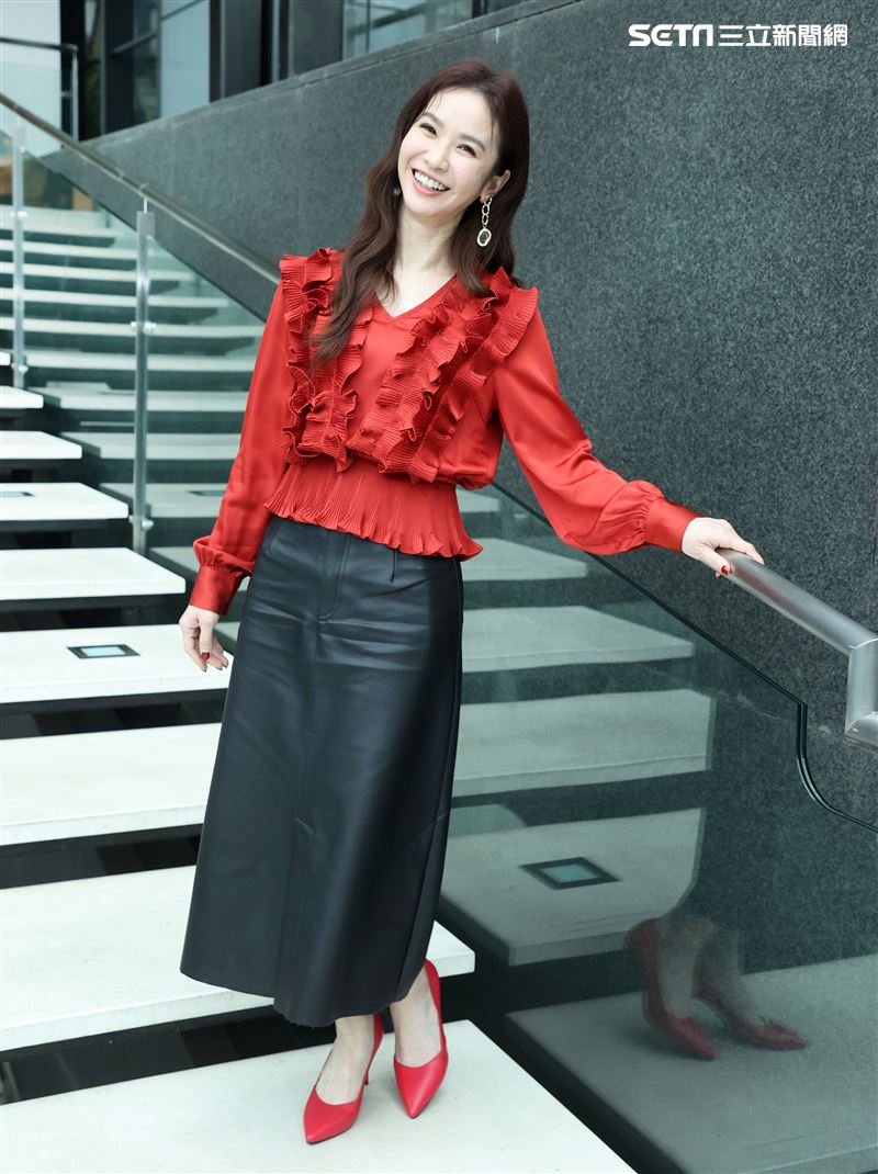 陳小菁三立新聞網專訪。（記者邱榮吉/攝影）