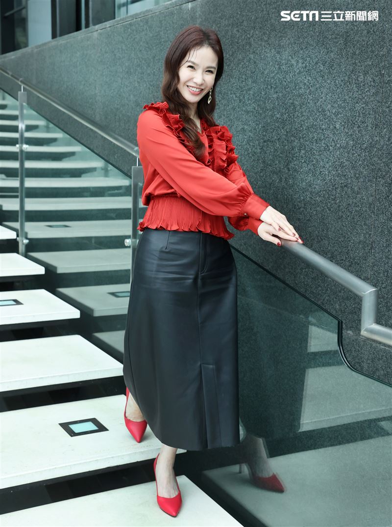 陳小菁三立新聞網專訪。（記者邱榮吉/攝影）