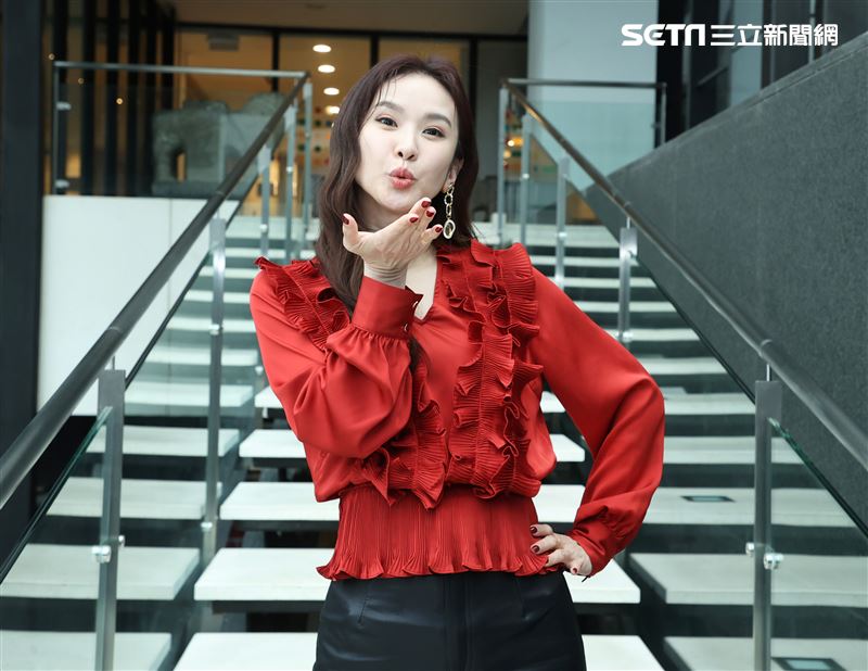 陳小菁三立新聞網專訪。（記者邱榮吉/攝影）