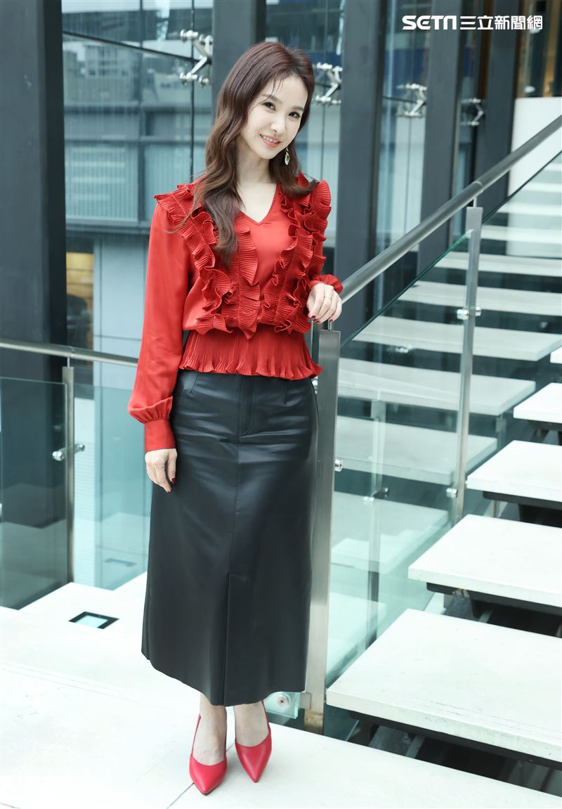 陳小菁三立新聞網專訪。（記者邱榮吉/攝影）