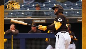 ▲42歲克魯茲（Nelson Cruz）熱身賽開轟。（圖／翻攝自教士推特）