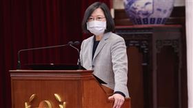 蔡英文總統今（2）日上午接見「中華民國醫師公會全國聯合會第13屆理監事暨核心幹部」。（圖／總統府提供)