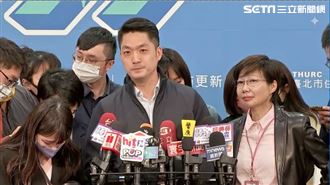 蔣萬安出席北市公辦都更政策升級首發記者會接受媒體聯訪