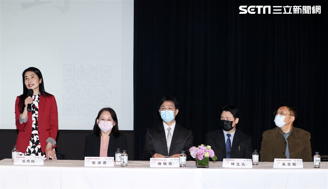 三立新聞網主辦台日友好「311重生、福島福到」首映會，我方分享福島災後重建等議題。（記者邱榮吉/攝影）