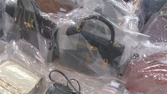 台中精品VIP竟是洗錢首腦　滿牆愛馬仕曝(圖/翻攝畫面)
