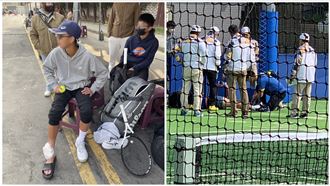 全中運,選手,場地,網球,受傷（圖／翻攝畫面、中央社）