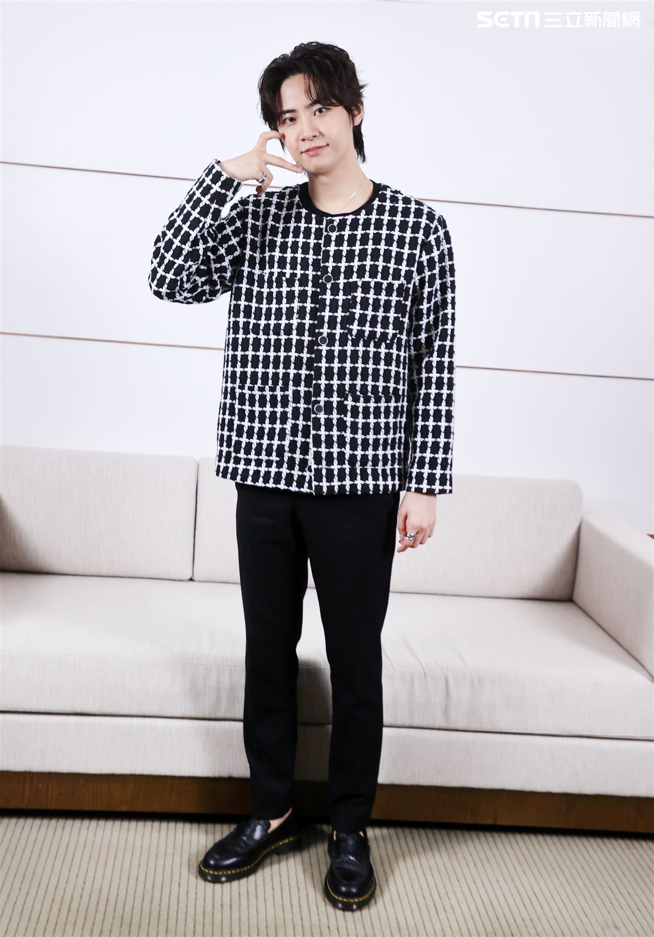 韓星李鎭赫聯訪。（記者邱榮吉/攝影）