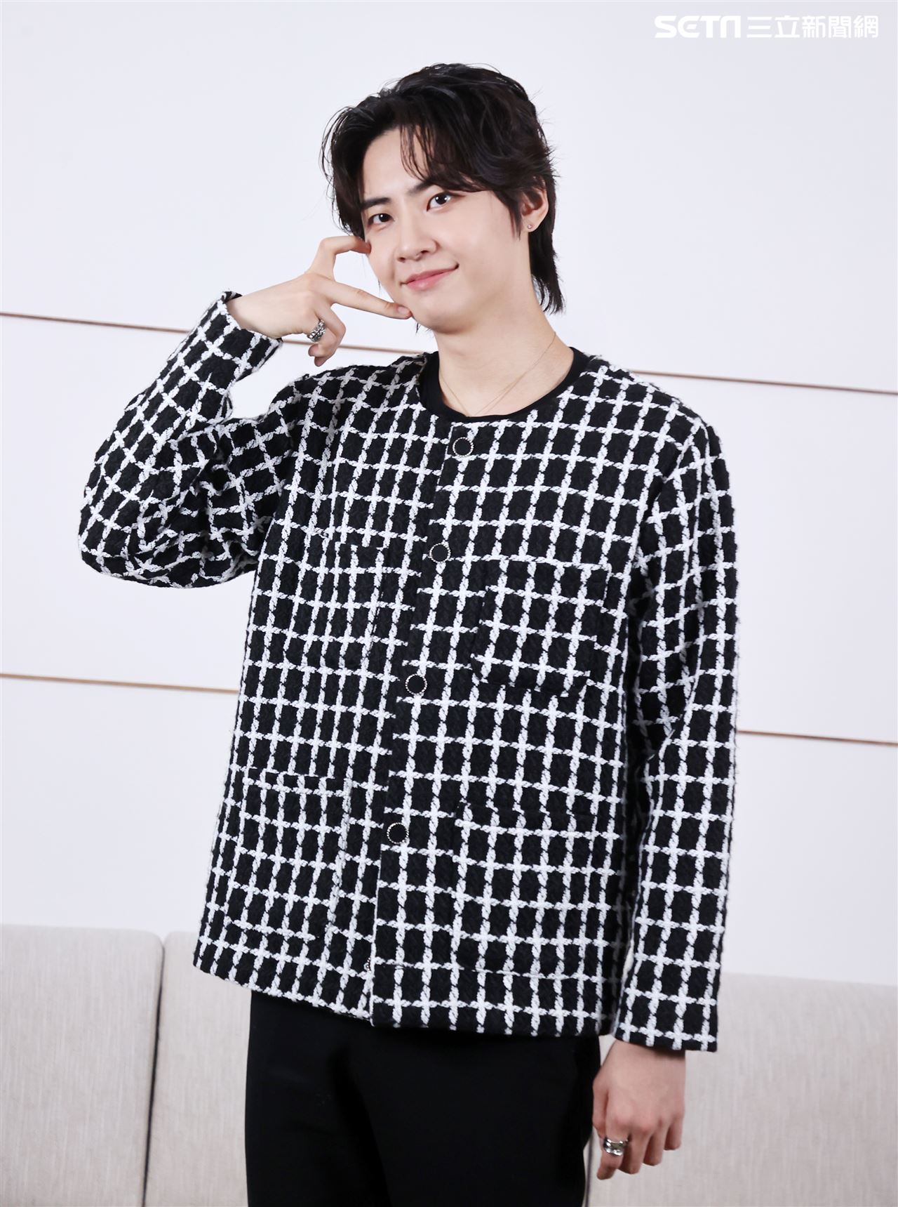 韓星李鎭赫聯訪。（記者邱榮吉/攝影）