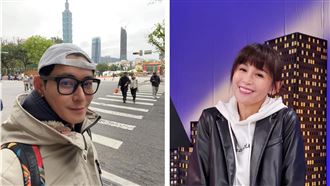 陳冠霖和鄭仲茵為20年前往事再槓上。（合成圖／翻攝自雙方臉書）