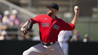 ▲派克斯頓（James Paxton）熱身賽主投1.2局無失分。（圖／美聯社／達志影像）