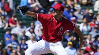 ▲安德森（Tyler Anderson）熱身賽對前東家道奇。（圖／美聯社／達志影像）