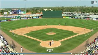 ▲加洛（Joey Gallo）上場打擊，紅襪外野守備布陣。（圖／翻攝自MLB官網）