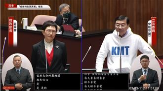 曾銘宗質詢莊翠雲內容涉及性別歧視。(圖/翻攝自國會頻道YouTube)