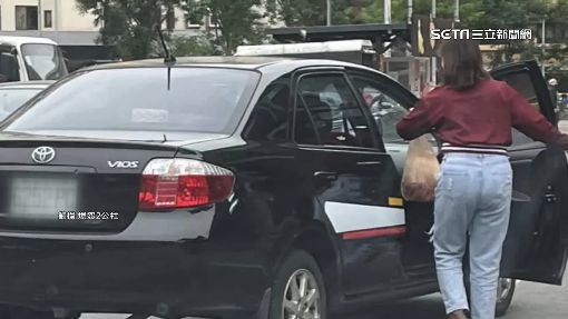 馬路當自己家？駕駛斜停路中央10分鐘買菜