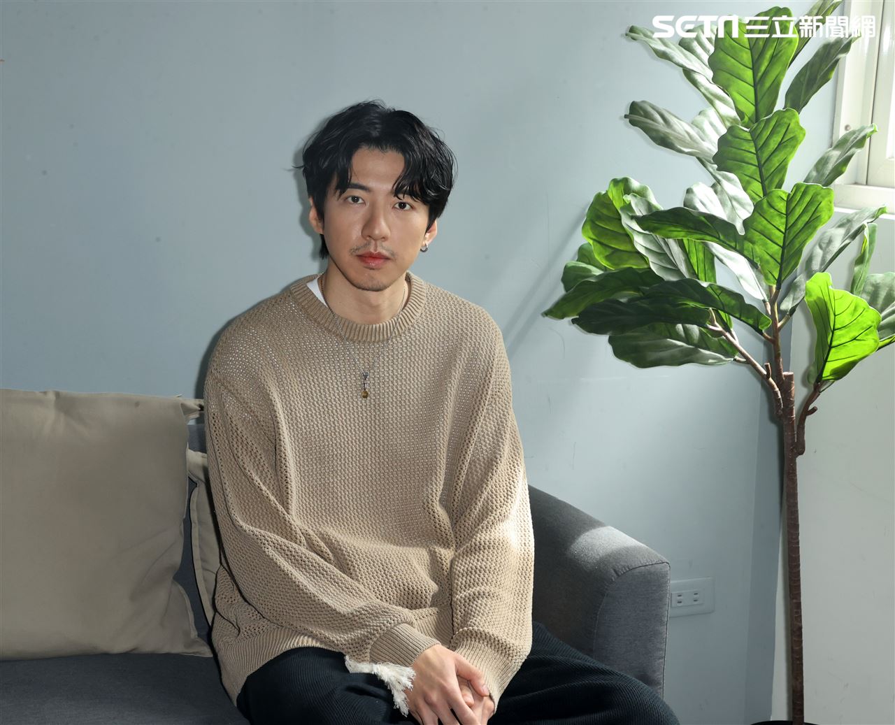 傅孟柏、方志友三立新聞網專訪。（記者邱榮吉/攝影）