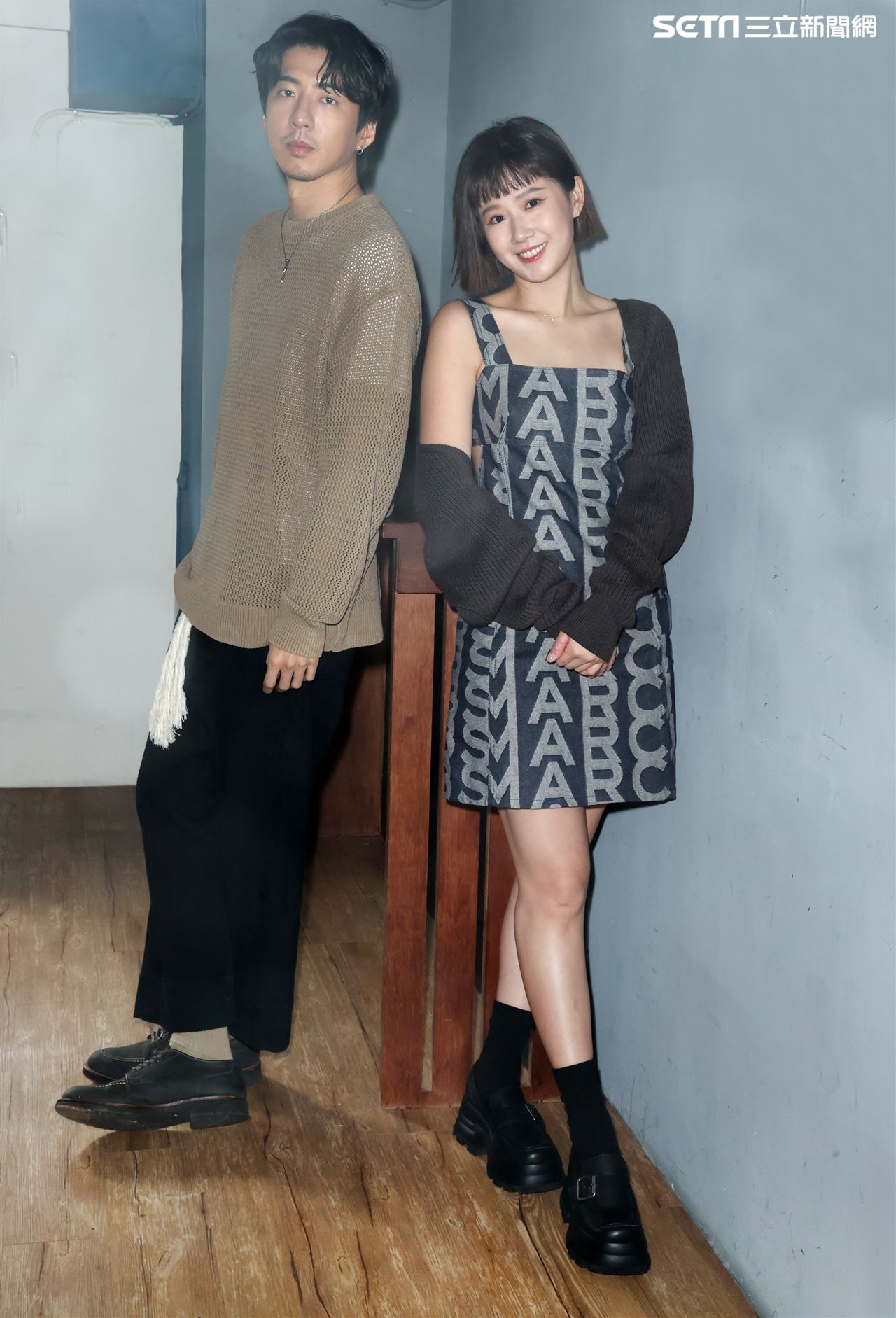 傅孟柏、方志友三立新聞網專訪。（記者邱榮吉/攝影）