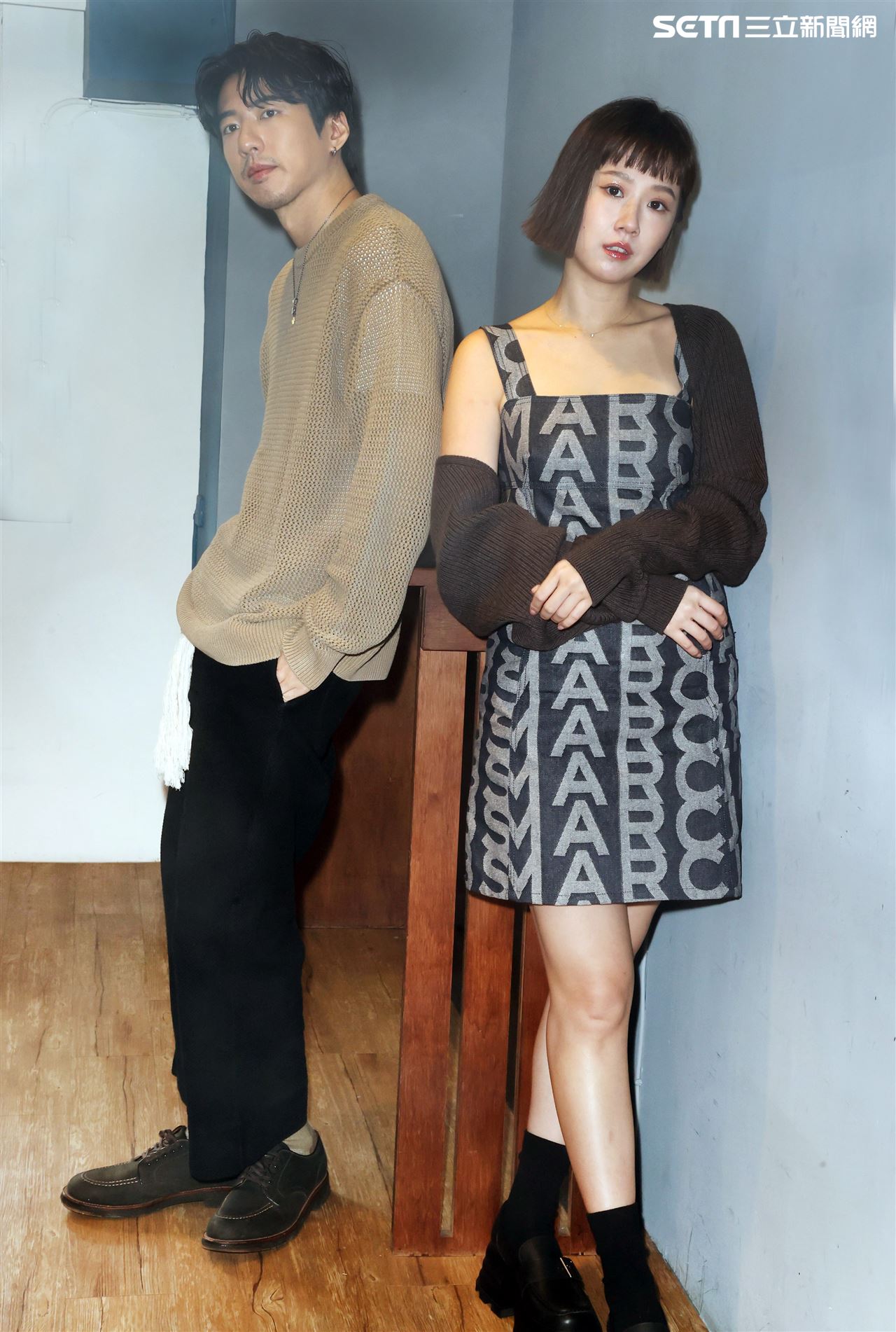 傅孟柏、方志友三立新聞網專訪。（記者邱榮吉/攝影）