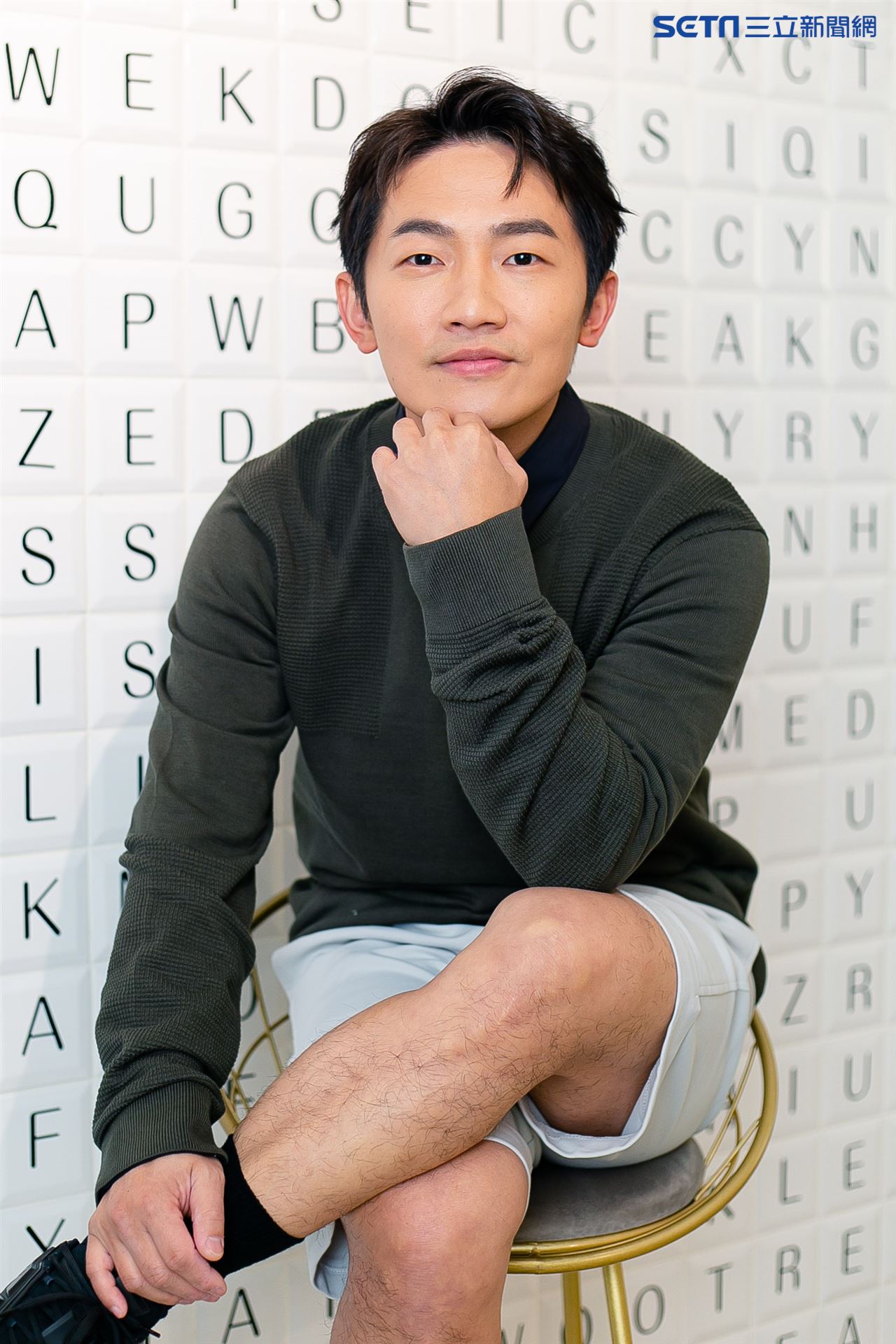 蔡昌憲三立新聞網專訪。（圖／記者楊澍攝影）