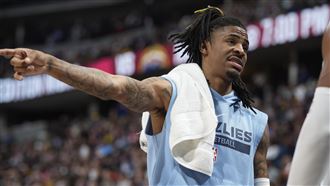 ▲灰熊隊莫蘭特（Ja Morant）IG直播亮槍，遭NBA禁賽至少2場。（圖／美聯社／達志影像）