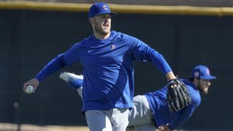 ▲泰安（Jameson Taillon）先發3局飆4K無失分拿下勝投，小熊2：0擊敗天使。（圖／美聯社／達志影像）