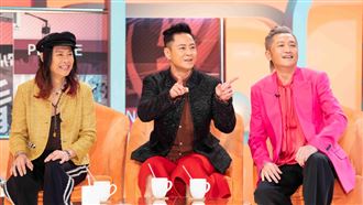 草蜢上節目分享成軍餘38年的經營秘訣。(圖／TVBS提供)