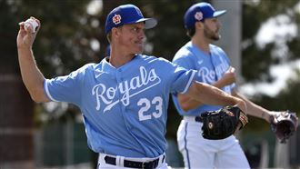 ▲葛蘭基（Zack Greinke）主投3局飆3K，被敲3支安打失1分，無關勝敗。（圖／美聯社／達志影像）