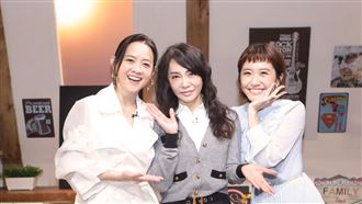 （左起）藝人曾寶儀、柴智屏和Lulu分享拍戲心情。（圖／公視提供）　