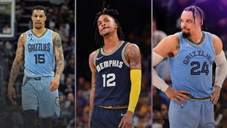 ▲暫居西區第2的灰熊，6日對戰快艇的賽事隊中有3名球員將缺陣。（圖／翻攝自Yahoo Sports推特）